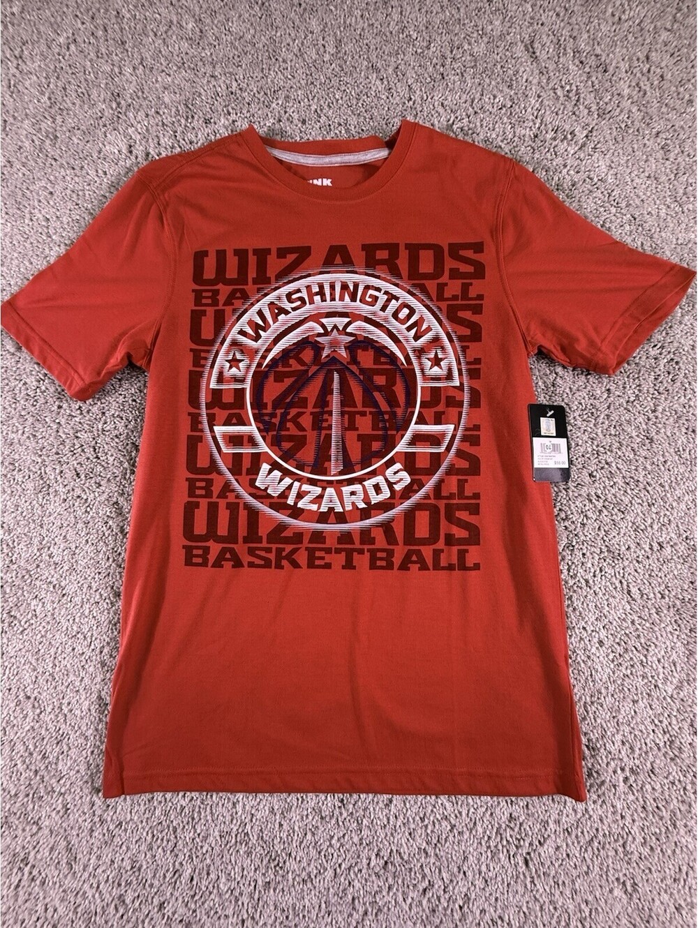 NWT NBA Washington Wizards Men’s Medium T Shirt Red Short Sleeve